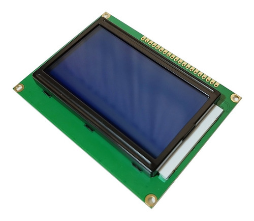 Pantalla Lcd Glcd 128x64 12864b V2.0 Azul 5v