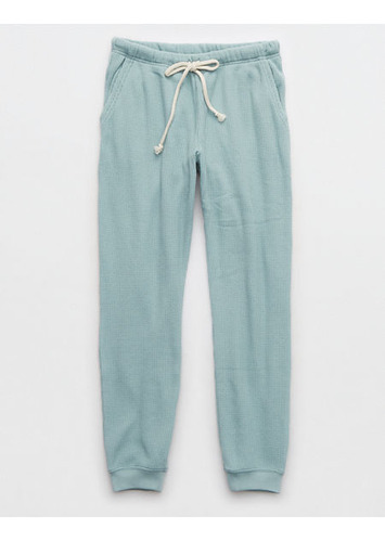 Jogger Con Textura Tipo Waffle Aerie Mujer