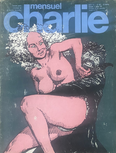 Charlie Nº 99 Revista Comic Francia, Charles Schulz, 1977 K5