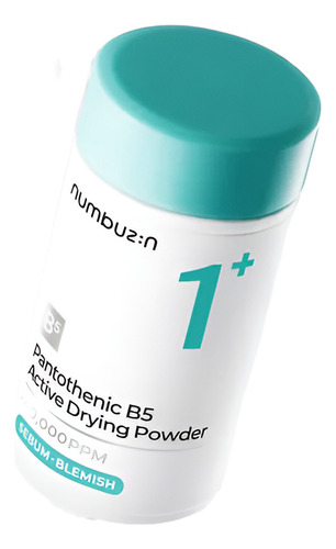 Numbuzin 1 Panthotenic B5 - Polvo Secante Antiacné 7 G Momento De Aplicación Día/noche Tipo De Piel Acneica