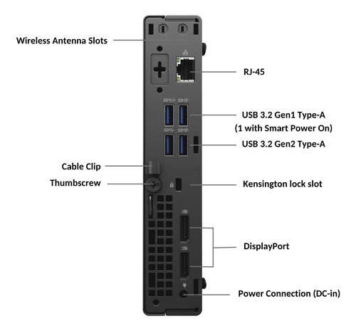 Computadora De Escritorio Dell Optiplex 3080 Micro I5 16gb R
