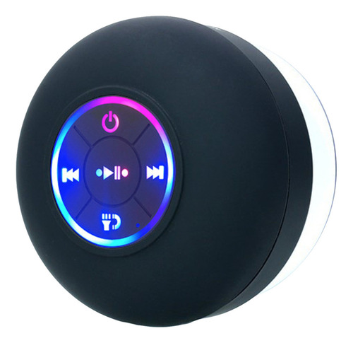 A Altavoz Bt 5.0 Con Micrófono Y Ventosa, Negro