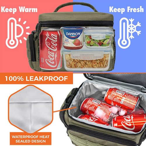 Lunch Box Opux Tactical Insulated For Men Adult Olive
