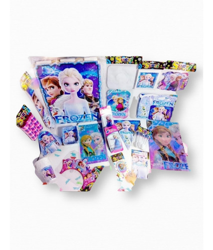 Super Kit Decoracion De Fiesta Infantil Frozen