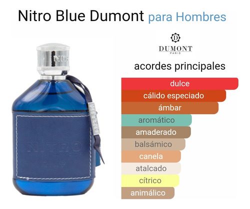 Perfume Nitro Blue 100ml Dumont