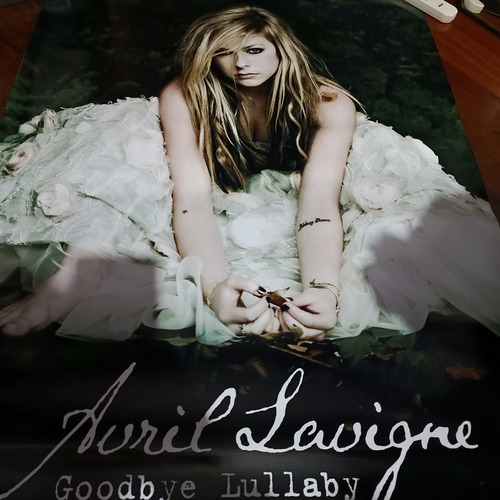 Avril Lavigne Goodbye Lullaby Póster Promocional (Usado)