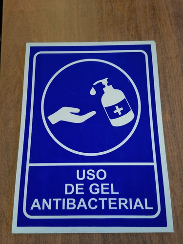 Señalamiento Pandemia Gel Antibacterial