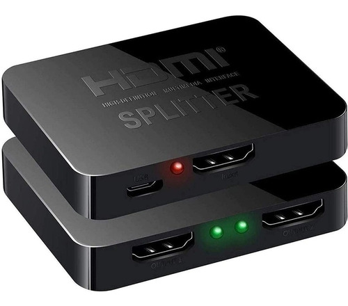 Switch Mini Hdmi Splitter Divisor Convertidor 1x2 Ultra Hd 4