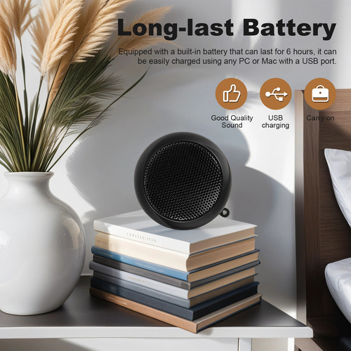 Altavoz De Viaje Recargable Portátil Queenly- Speaker Con