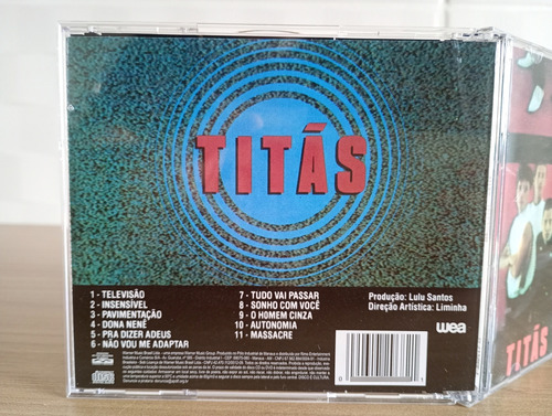 Titãs - Televisão (2009) Cd Simples Nacional Com Encarte (Usado)