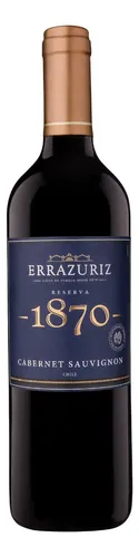 Vinho Chileno Tinto Reserva 1870 Errazuriz Cabernet Sauvignon
