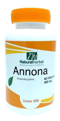 Annona (graviola) - 60 Cápsulas 500 Mg.