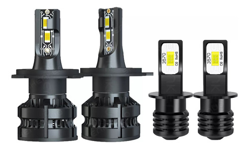 Kit De Faros Led+f Para Chevrolet Aveo 2010-2019