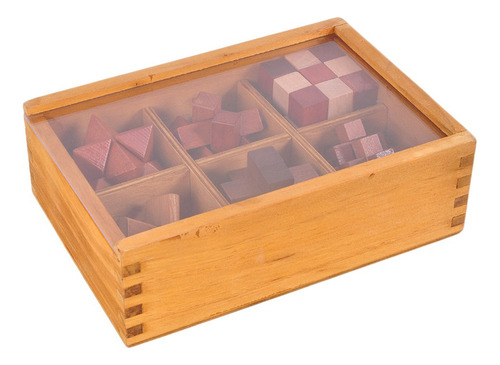 Jj Kongming Cerradura De Cubo Rompecabeza De Madera Con Toy
