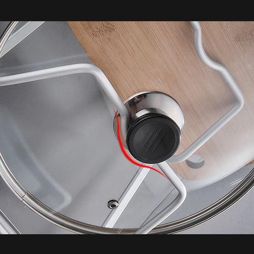 Soporte For Tapa De Olla Sin Necesidad De Taladrar