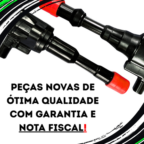 Jogo Bobina Ignição Honda Fit 1.4 8v 4 Dianteira 4 Traseira