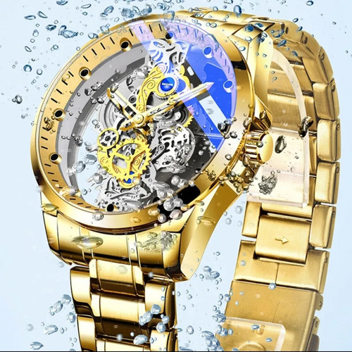 Reloj De Pulsera Para Hombre Automático Cuarzo De Ambos Lado