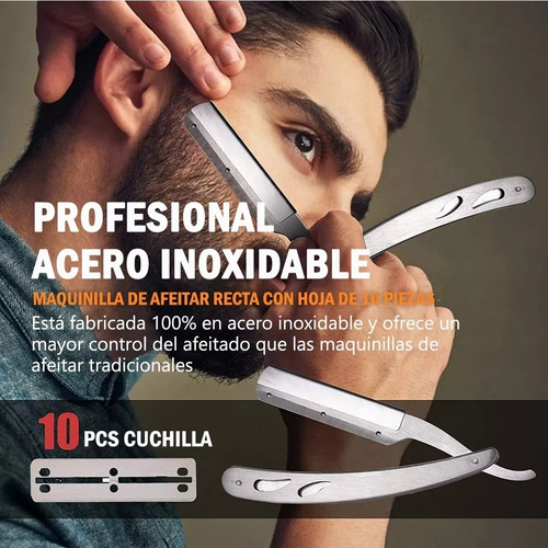 Kit De Barba Afeitado Y Recorte De Barba Para Hombre