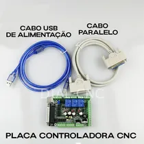 Comprar Interface Placa Controladora Cnc 4 Eixos Mach3 Router Fresa