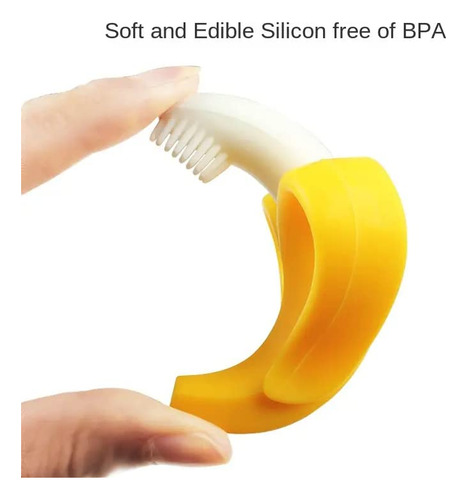 Mordedor De Silicona Sin Bpa For Bebés - Cepillo De Dientes