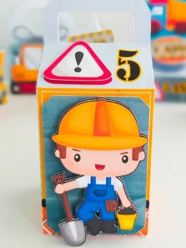 30 Cajas En 3d De Construcción