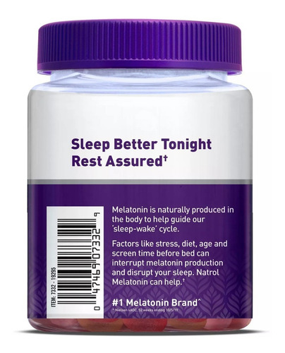 Natrol, Gomitas, Melatonina, Fresa, 5 Mg, 90 Unidades , Te Ayuda A Dormir Más Rápido, Quédate Dormido Más Tiempo Para Regula Los Ciclos De Día Y Noche O Los Ciclos De Sueño.