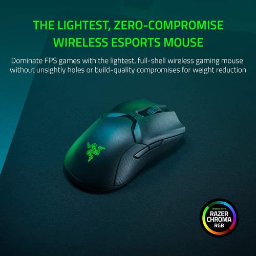 Imagen 2 de 7 de Mouse Inalámbrico Razer Viper Ultimate Hyperspeed Con Dock