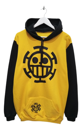 Buzo Oversize One Piece Trafalgar Law+ Estampa En Espalda