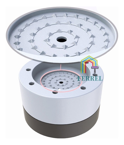 A 4 Almohadillas Antivibración Pies Goma Base Reductora