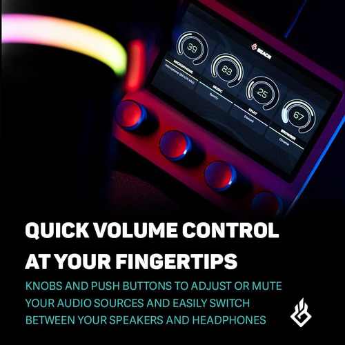 Controlador De Audio Beacan Mix Usb C | Windows Y Macos Audi