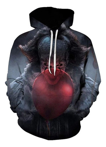 P Horror Cosplay It-capítulo 2 3d Impreso Sudadera Con