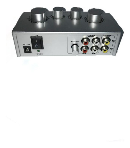 Equipamento De Áudio De Karaoke Prata