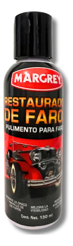 Restaurador Para Faros Pieza 130 Ml  Margrey