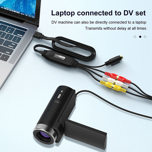 S Convertidor Usb De Captura De Vídeo Vhs A Digital Usb 2.0