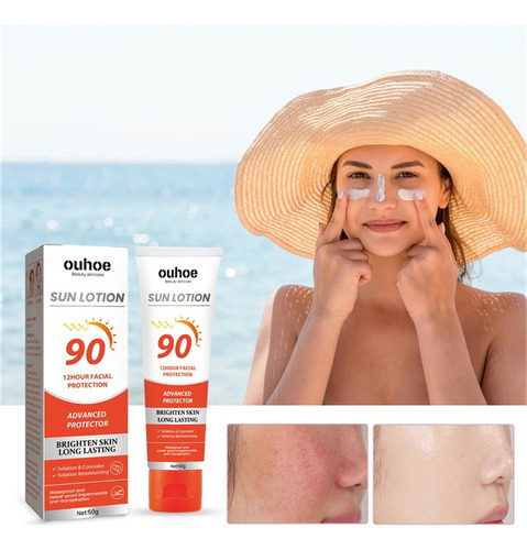 - - Crema Protectora Hidratante For La Piel Con Bloqueador