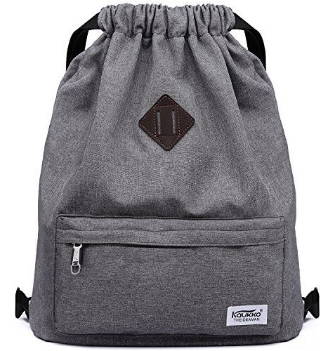 Drawstring Sports Backpack Gym Yoga Sackpack Hombro Mochila