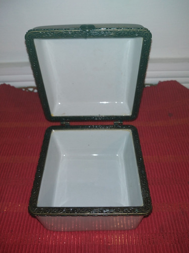 Antiguo Joyero Porcelana Inglesa, Sellada, Rebajada (Usado)