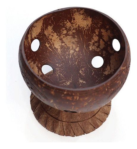 Vaso Con Cáscara De Coco Con Forma De Vela, Tazón De Coco, F