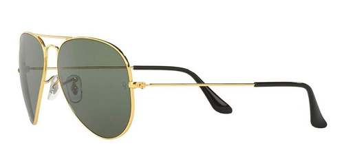 Ray-ban Polarized Pilot (verdes Con Marco Dorado)