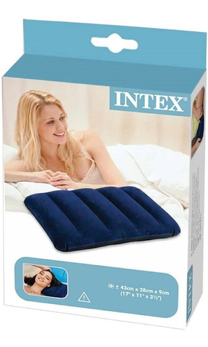 Travesseiro Portátil Inflável Intex