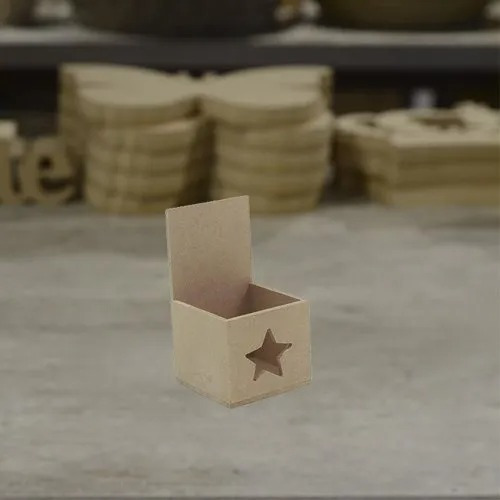 Imagen 2 de 4 de Caja Porta Velas Estrella