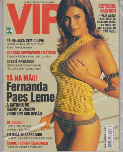 Fernanda Paes Leme Na Revista Vip Exame N° 310220 - Fsc