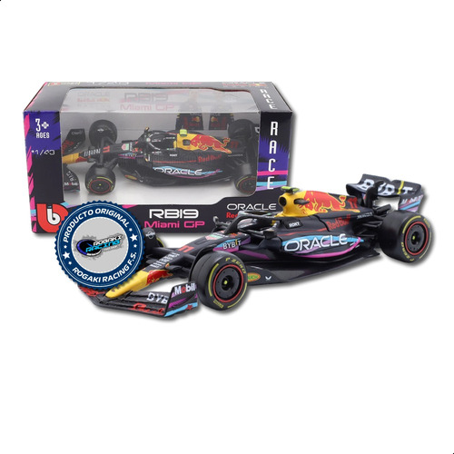 Red Bull Rb19 2023 Miami Gp Sergio Pérez #11 1:43 Formula 1