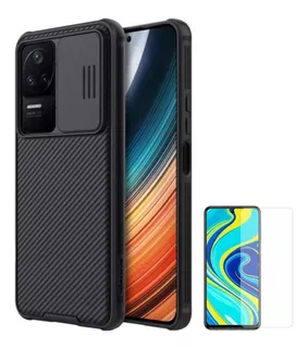 Case Funda Nillkin Camshield Para Xiaomi Poco F4 + Vidrio