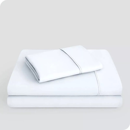 Sábanas Frescas Extra Suaves Anti Arrugas Tacto Lino 4 Pzas Color Blanco Diseño De La Tela Matrimonial