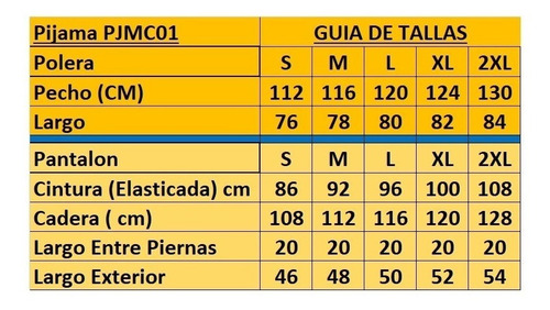 Imagen 4 de 6 de Pijama Hombre Algodón Verano