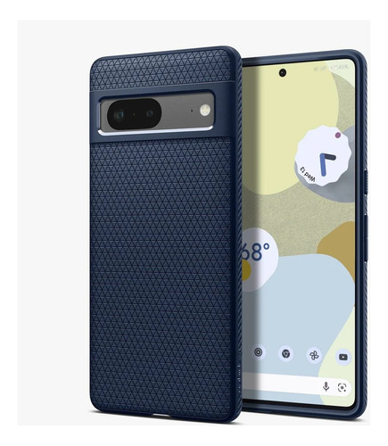 Case Spigen Google Pixel 7 Liquid Air Forro Original Azul