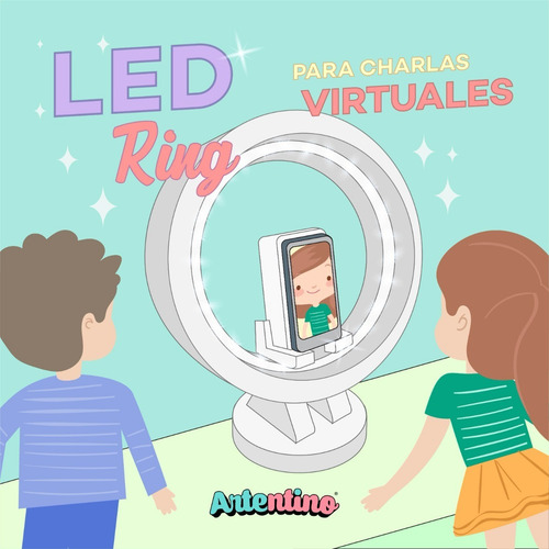 Led Ring Aro Luz Celular Tablet Maquillaje Selfie Video Foto