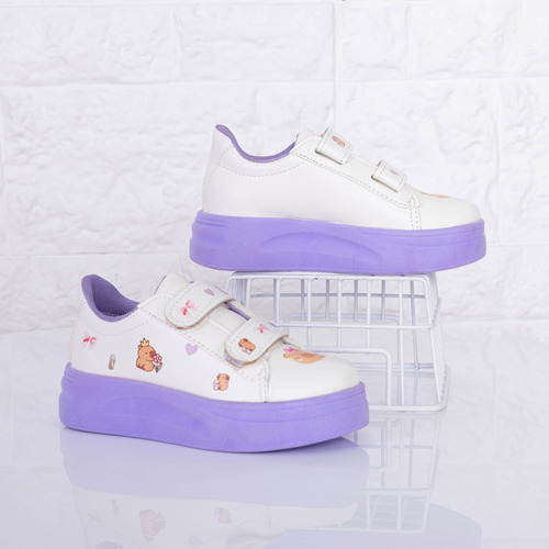 Zapatilla Infantil Yesiimorena Capybara Niña Capibara Velcro