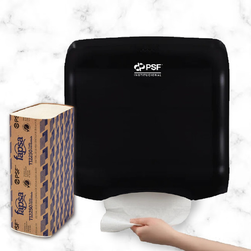 Despachador De Toalla Interdoblada Color Humo Para Sanitas